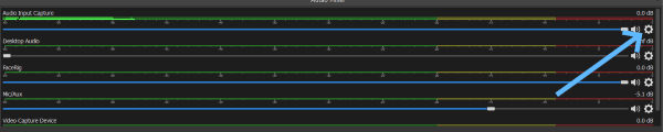 OBS Audio Channel Settings Location