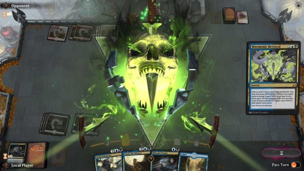 A screenshot of magic the gathering Arena